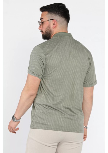 Erkek Tek Cepli Polo Yaka Desenli Tişört P-00015572 modelleri