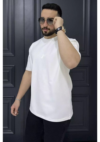 Erkek Bisiklet Yaka Baskılı Tişört P-00015559 fiyatları