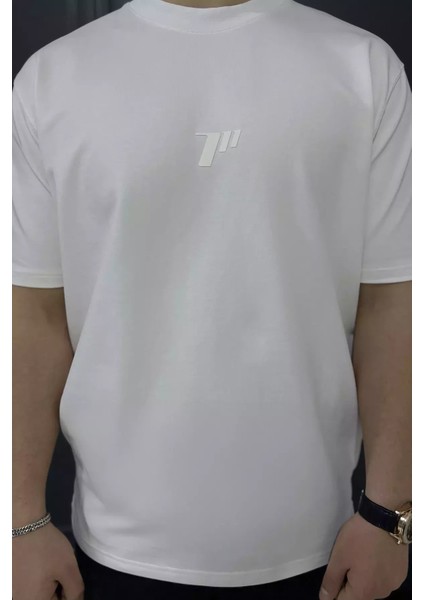 Erkek Bisiklet Yaka Baskılı Tişört P-00015559 fırsatları