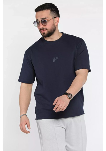 Erkek Bisiklet Yaka Baskılı Tişört P-00015559 fiyatları