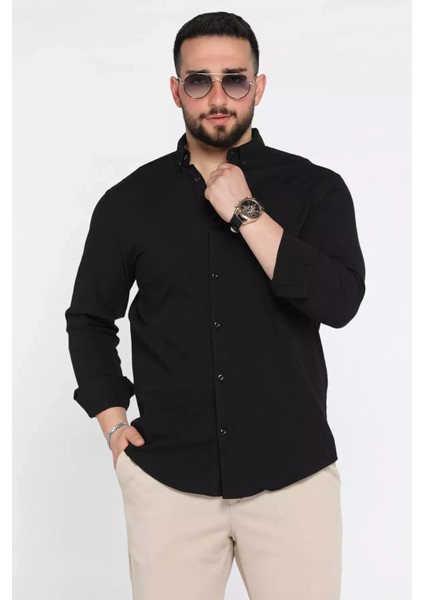 Kendinden Desenli Erkek Uzun Kol Gömlek P-00015569 fiyatları