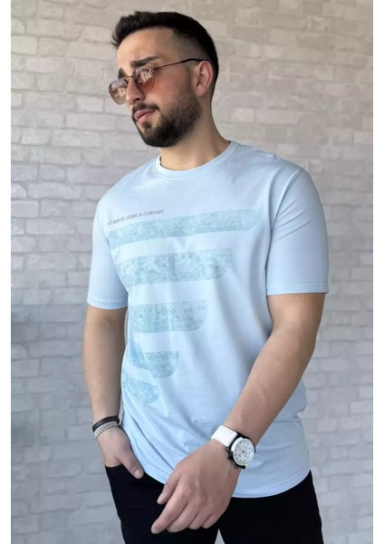 Baskılı Erkek Tişört P-00015550 fiyatları