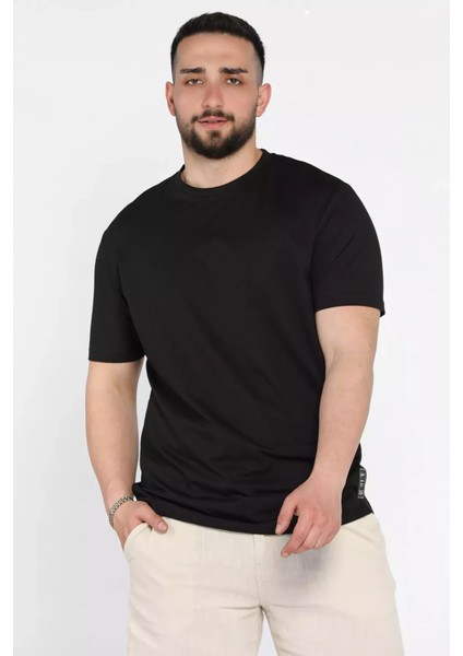 Bisiklet Yaka Basic Erkek Tişört P-00015549