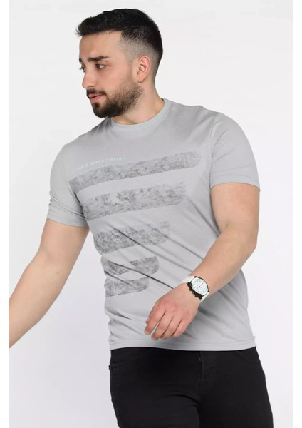 Baskılı Erkek Tişört P-00015550 fiyatları