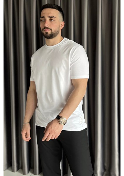 Bisiklet Yaka Basic Erkek Tişört P-00015549 fiyatları