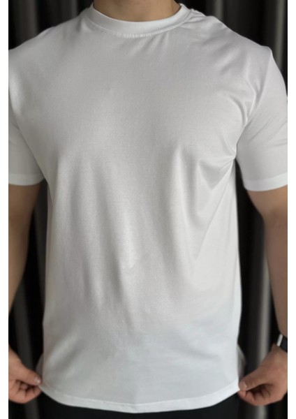 Bisiklet Yaka Basic Erkek Tişört P-00015549 fırsatları