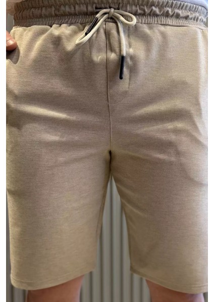 Erkek Bel Bağcıklı Kendinden Desenli Cepli Şort P-00015311 fırsatları