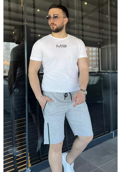 Erkek Cep Fermuarlı Bel Lastikli Şort P-00015315 fiyatları