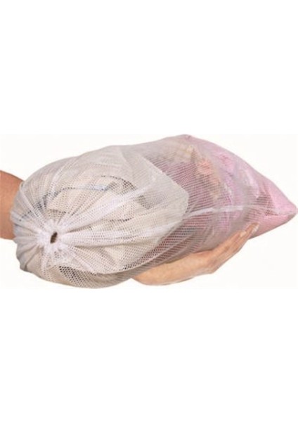 2 Adet Çamaşır Makinesi Perde Yıkama Filesi 60 cm x 80 cm