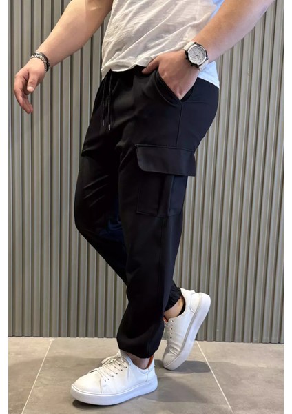 Bel Bağlamalı Kargo Cepli Erkek Jogger Yürüyüş Pantolonu P-00015523 fiyatları