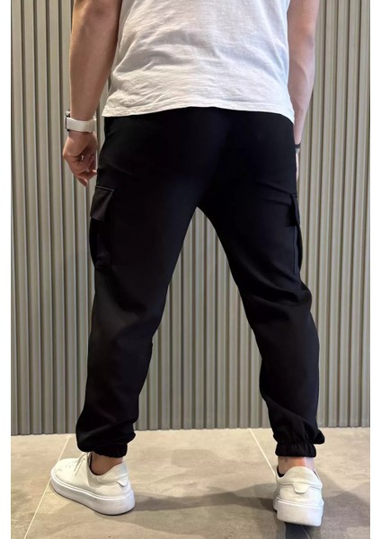 Bel Bağlamalı Kargo Cepli Erkek Jogger Yürüyüş Pantolonu P-00015523 modelleri