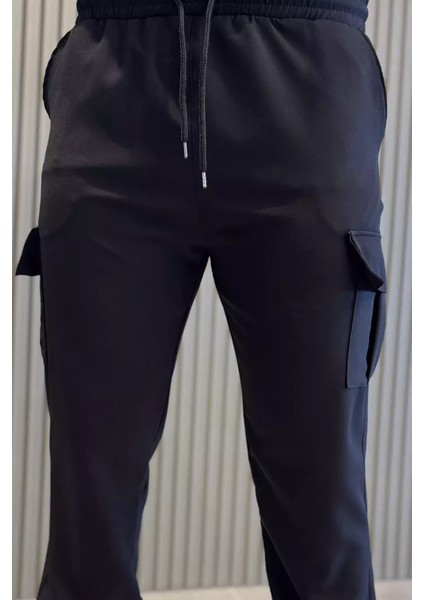 Bel Bağlamalı Kargo Cepli Erkek Jogger Yürüyüş Pantolonu P-00015523 fırsatları