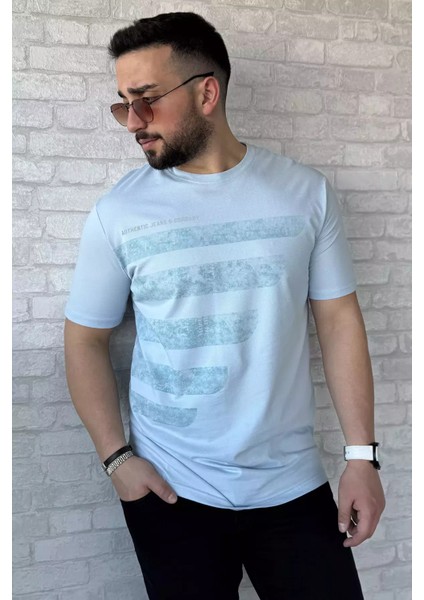 Baskılı Erkek Tişört P-00015550