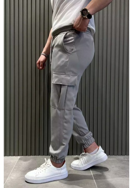 Bel Bağlamalı Kargo Cepli Erkek Jogger Yürüyüş Pantolonu P-00015523 fiyatları