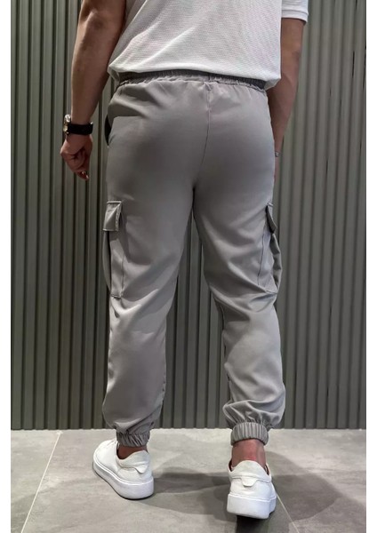 Bel Bağlamalı Kargo Cepli Erkek Jogger Yürüyüş Pantolonu P-00015523 modelleri