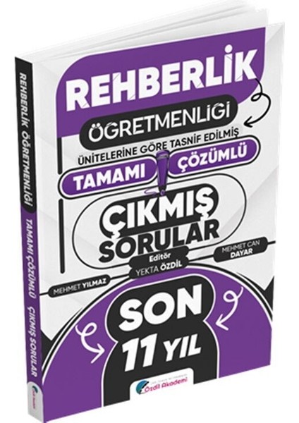 Meb Ags Öabt Psikolojik Danışmanlık ve Rehberlik Son 11 Yıl Tamamı Çözümlü Çıkmış Sorular Özdil Akademi