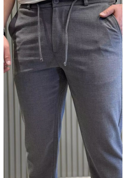Erkek Bel Lastikli Bağcıklı Jogger Pantolon P-00015488 fırsatları
