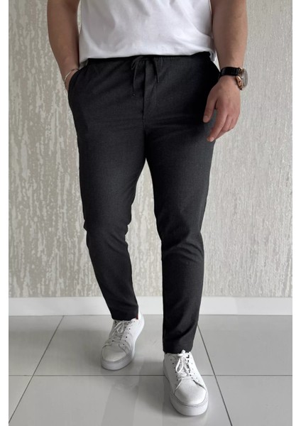 Bel Bağcıklı Double Jogger Pantolon P-00015403