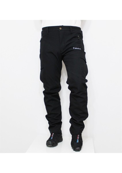 Softshell Kargo Cepli Kışlık Erkek Pantolon-Siyah 300201 fiyatları