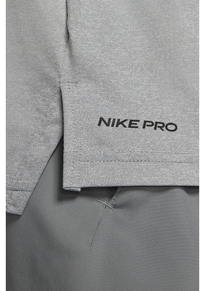 Pro Dri Fit Short Sleeve Mens Erkek Koşu Antrenman Tişörtü Gri fırsatları
