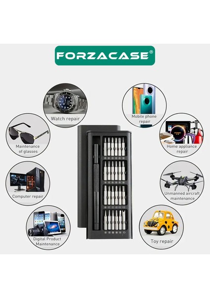 25 Parça Çok Fonksiyonlu Hassas Tornavida Seti Telefon Tablet Elektronik Tamir - FC1017 fiyatları