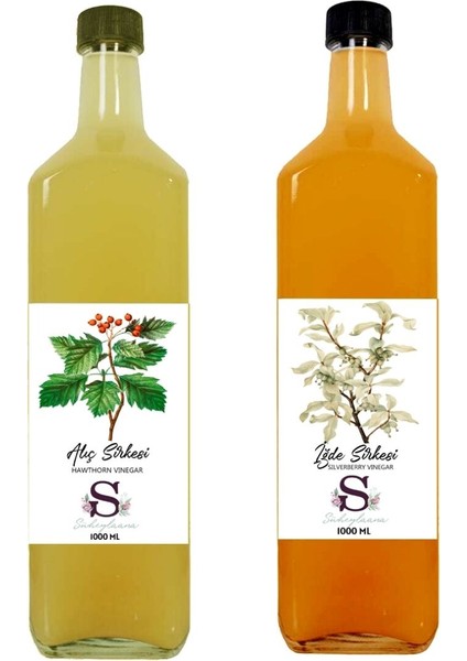 Doğal Alıç Sirkesi 1000 ml - Doğal Iğde Sirkesi 1000 ml