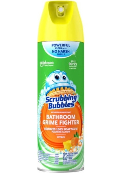 Bathroom Grıme Fıghter Etkili Fayans, Küvet, Duş ve Genel Banyo Temizleyici Cıtrus 20 Oz