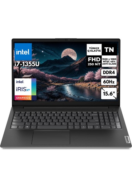 V15 G4 I7-1355U 16GB 256 GB SSD Iris Xe Graphics 15.6" Fhd Windows 10 Home Notebook 83A100GPTRHMF78