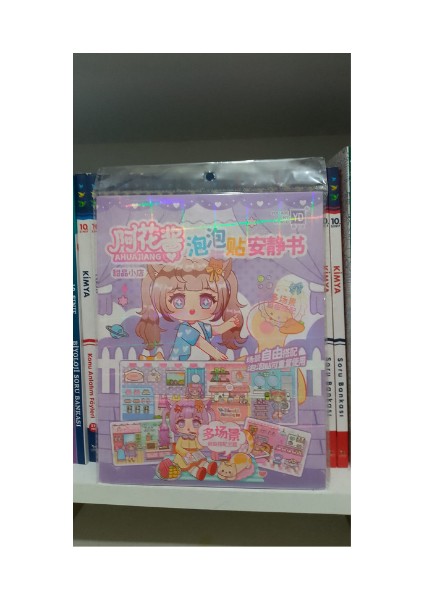 Kuzey Dev Yap Sök Sticker Defteri 12LÜ Palet(Lila)