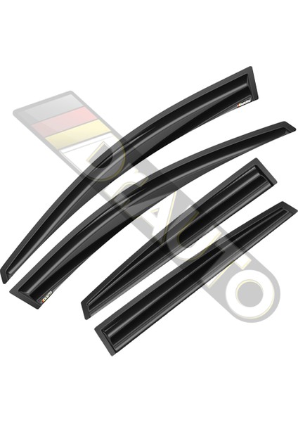 Volkswagen Polo 2010-2017 Cam Rüzgarlığı 4lü modelleri