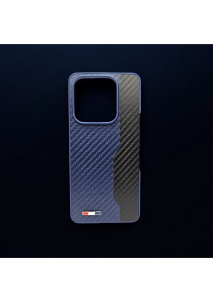 Xiaomi Redmi Note 14 Karbon Kılıf – Mavi ve Siyahın Şık Uyumu ile Güçlü Koruma!