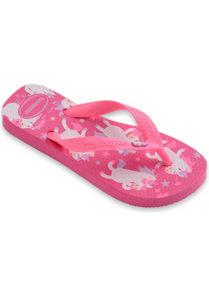 4103405 Kids Fantasy Parmak Arası Pembe Kız Çocuk Terlik modelleri