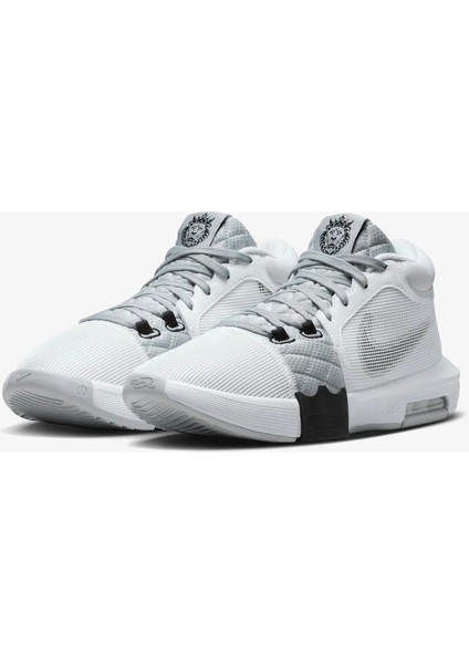 fb2239 100 lebron witness vııı erkek beyaz basketbol ayakkabısı