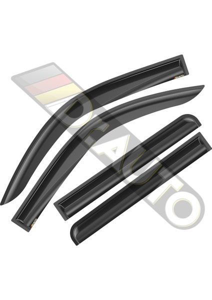 Ford Ranger 2006-2009 Cam Rüzgarlığı 4lü