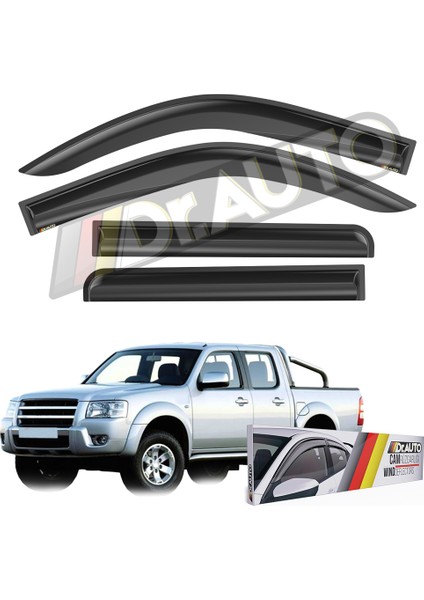 Ford Ranger 2006-2009 Cam Rüzgarlığı 4lü