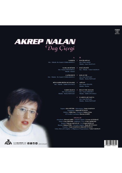 Akrep Nalan - Dağ Çiçeği (Plak)