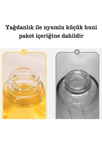 220 ml Sprey Püskürtmeli Cam Yağdanlık Zeytinyağı Limon Sirke Püskürtmeli Yağdanlık