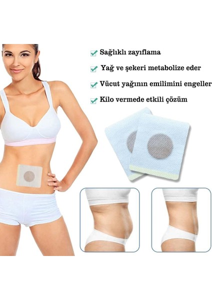 Slim Patch Göbek Bandı 30 Adet Zayıflama Bandı Iştah Kesici