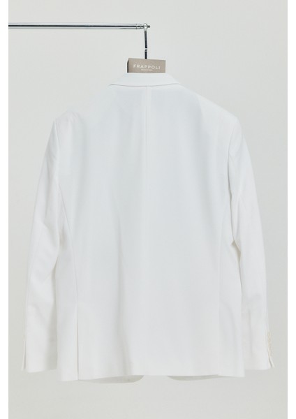 Baselna Erkek Kahve Esneyen Likralı Kumaşlı Tam Astarlı Slim Fit Mono Yaka Dar Kesim Blazer Ceket
