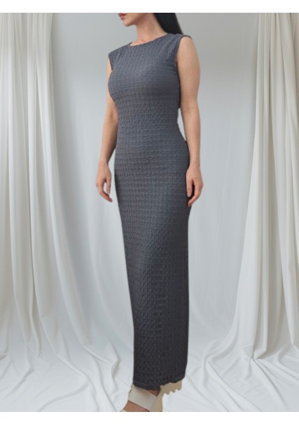 Kadın Gagari Kumaş Sıfır Kol Yazlık Elbise modelleri