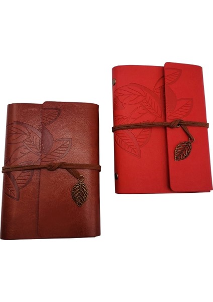 Küçük Boy Retro Deri Defter