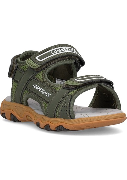 101985134 5m Loten 5fx Filet Erkek Çocuk Düz Sandalet Haki