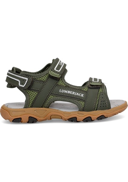 101985134 5m Loten 5fx Filet Erkek Çocuk Düz Sandalet Haki