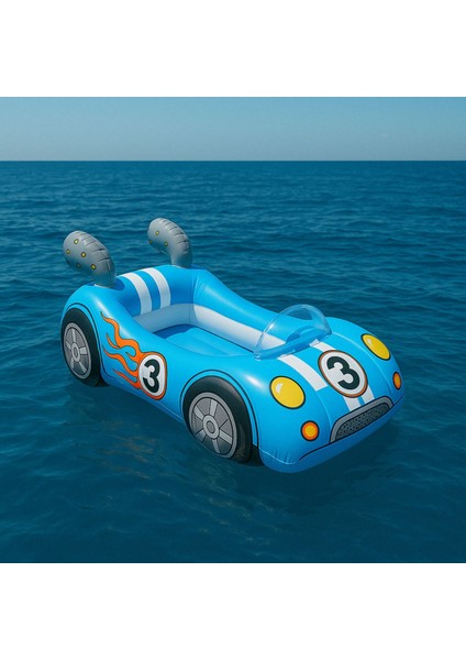 Sharky Splash-Air Fly-Aqua Drift- Eğlenceli,renkli Çocuk Deniz Botu (107X117X119 Cm)
