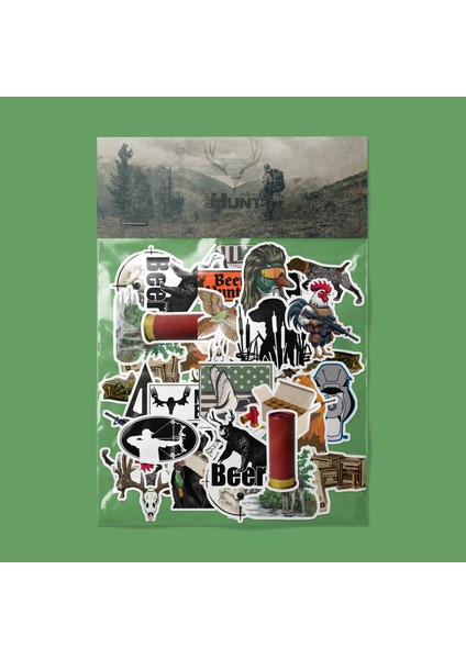 Avcılık Sticker Paketi -Bullet Journal - Ajanda - Planner - Defter - Laptop Etiket Çıkartma Çok Renkli 10 x 15 Paket Boyutu 3 x 5 cm Stickerlar Paket Içeriği 25 Adet Dadi Ramba