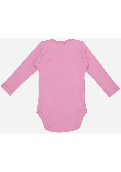 %100 Organik Pamuklu Pembe Uzun Kollu Bebek Body 5'li Paket indirimleri