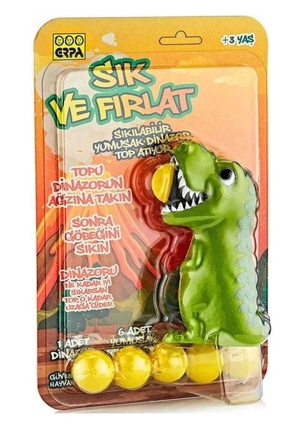 Sık ve Fırlat Yunus, Kirpi ve Dinozor modelleri