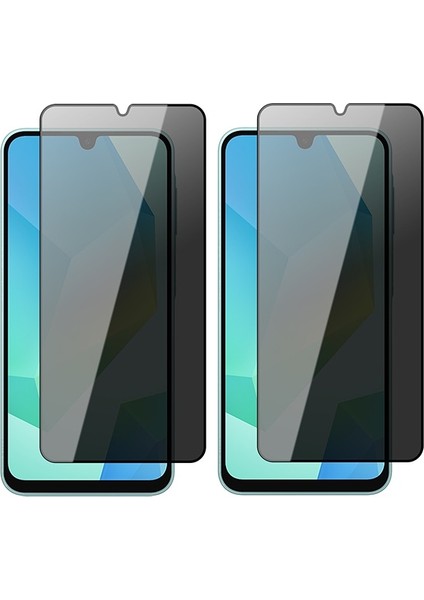Samsung Galaxy A16 Uyumlu Warrior Hardness Privacy Hayalet Cam Ekran Koruyucu 2 Adet