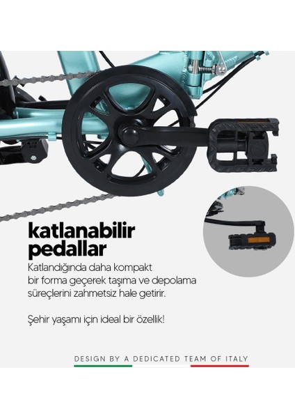 Strada E-Rapido 20 Jant Folding Elektrikli Bisiklet