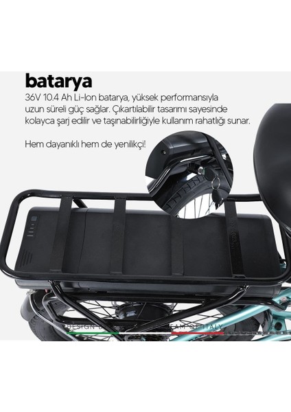 Strada E-Rapido 20 Jant Folding Elektrikli Bisiklet